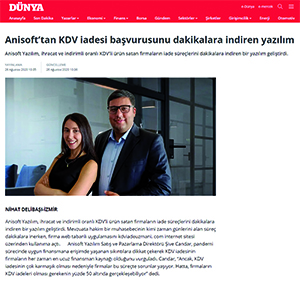 Dünya Gazetesi 26.08.2020