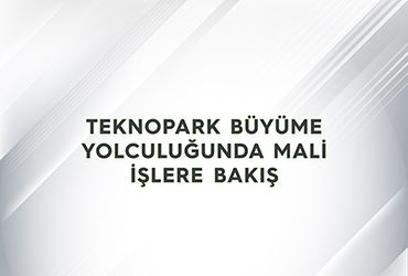 Teknopark Büyüme Yolculuğunda Mali İşlere Bakış: Start Up’tan Scale Up’a